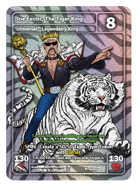 Tiger King Joe Exotic Collector Promo Pack