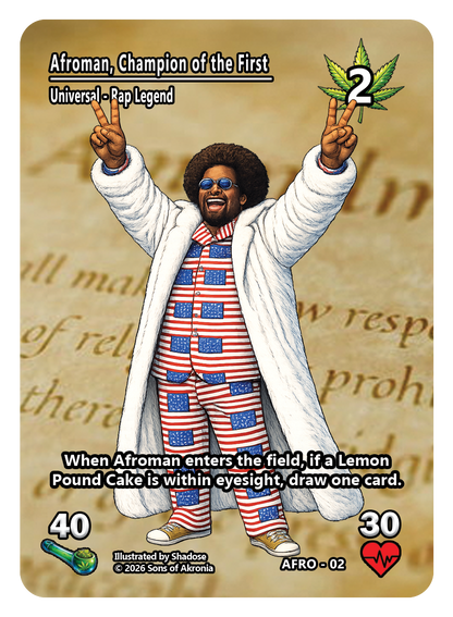 LolCow TCG x Afroman: Courthouse Collection — Serialized CD Case Preorder Bundle (Holo & Regular Options)