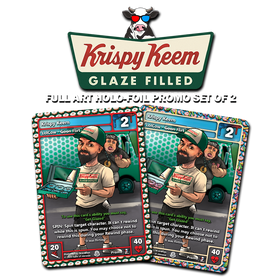 Krispy Keem Full Art Holofoil Promo Set of 2