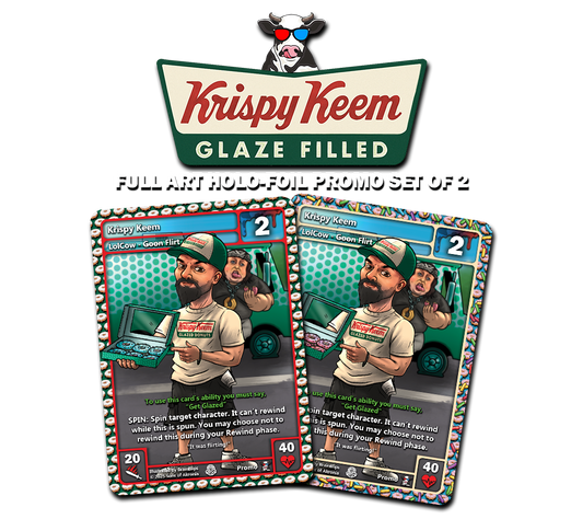 Krispy Keem Full Art Holofoil Promo Set of 2