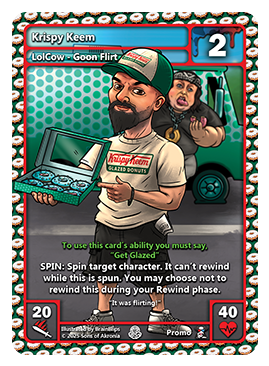 Krispy Keem Full Art Holofoil Promo Set of 2