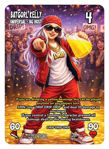 BatgoRl Kelly – 3-Card LImited Edition Promo Set (First 50 Signed!)