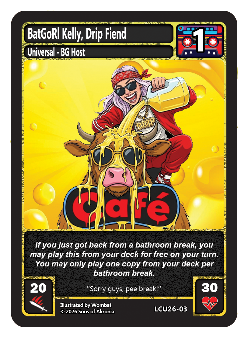 BatgoRl Kelly – 3-Card LImited Edition Promo Set (First 50 Signed!)