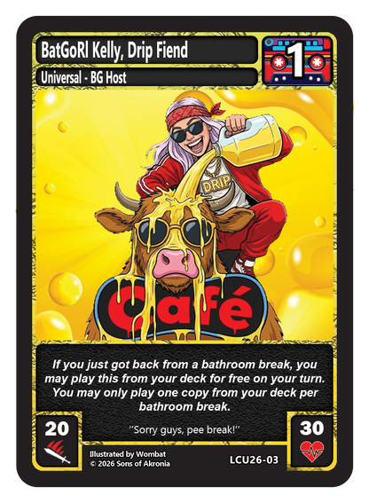 BatgoRl Kelly – 3-Card LImited Edition Promo Set (First 50 Signed!)
