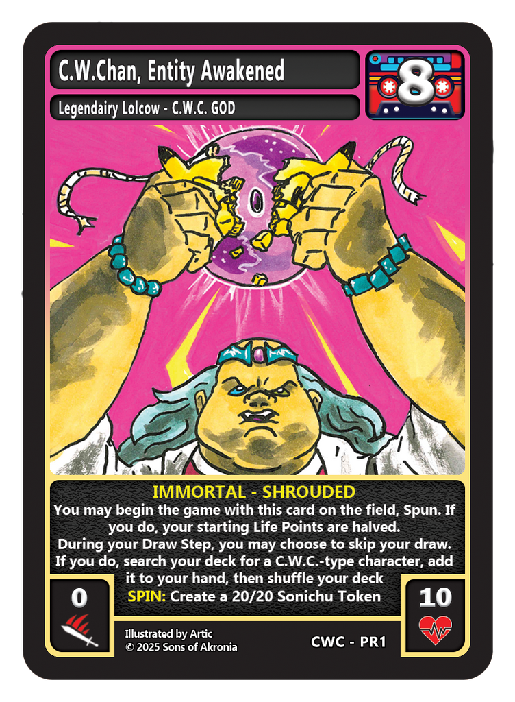 C.W.Chan, Entity Awakened Promo cards
