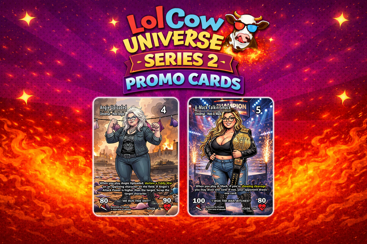 LolCow Universe Series 2 Promo set - PREORDER