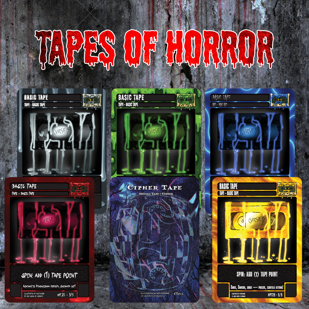 Tapes of Horror Promo set - IN STOCK
