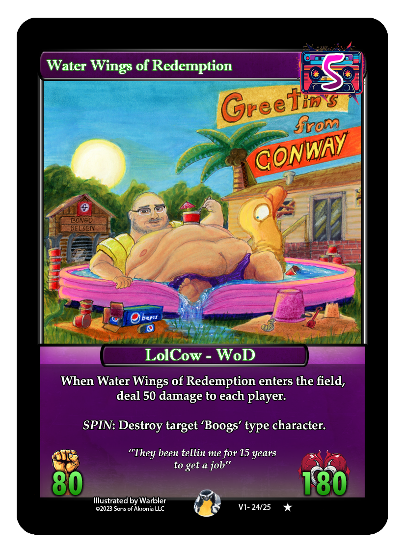 Water Wings of Redemption